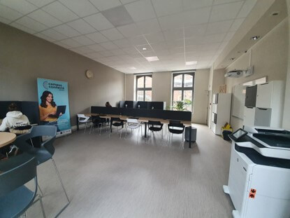 salle de travail du campus connecté de Beauvais
